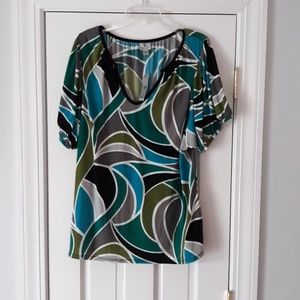 NWT: Worthington Multicolored Shirt
